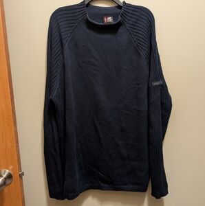 Vintage Ralph Lauren Navy Crewneck Sweater for Men